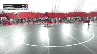 106 lbs Cons. Semi - Bryce Feran, Victory School Of Wrestling vs Colin Weber, Team Nazar Training Center