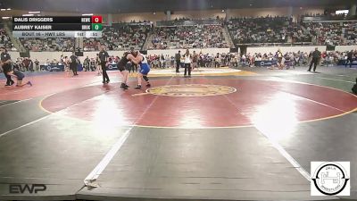 Consi Of 8 #2 - Dalis Driggers, Newkirk Girls vs Aubrey Kaiser, Broken Arrow Girls Junior High