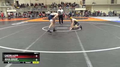 174 lbs Champ. Round 2 - Carter Lloyd, Baldwin Wallace vs Simon Bishop, Case Western Reserve