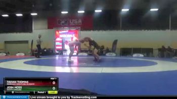 160 lbs Cons. Round 2 - Tavian Thomas, Nebraska Wrestling Academy vs Josh Moss, South Carolina