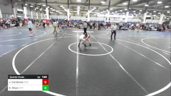 86 lbs Quarterfinal - Jacoby Cardenas, Desert Dogs WC vs Aztlan Raya, Hyperbolic WC