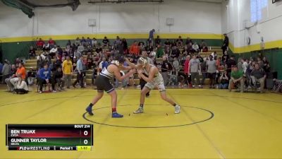 175 lbs Champ. Round 2 - Gunner Taylor, Delta vs Ben Truax, Cvca