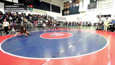 115 lbs Cons. Round 2 - Siena Antonio-Hopkins, Camarillo vs Jayden Murillo, Hillcrest