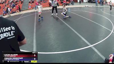 70 lbs Round 2 - Lucas Allison, The Best Wrestler vs Pierson Grindstaff, MWC Wrestling Academy