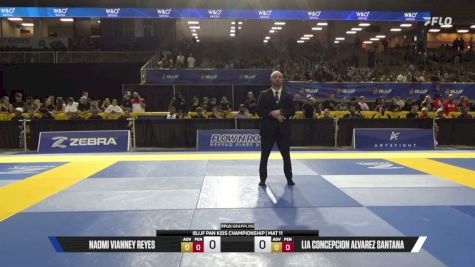 Naomi Vianney Reyes vs Lia Concepcion Alvarez Santana 2026 Pan Kids Jiu-Jitsu IBJJF Championship