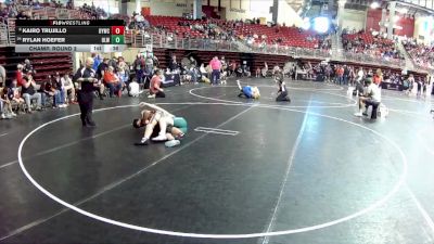 195 lbs Champ. Round 2 - Rylan Hoefer, O`Neill Leprechaun Wrestling vs Kairo Trujillo, Ogallala Youth Wrestling Club