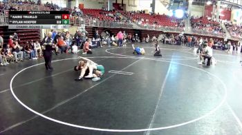 195 lbs Champ. Round 2 - Rylan Hoefer, O`Neill Leprechaun Wrestling vs Kairo Trujillo, Ogallala Youth Wrestling Club
