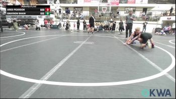 85 lbs Consolation - Ares Pearson, Norman North vs Grayson Shaw, Noble Takedown Club