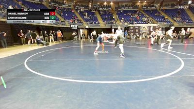 140 lbs Quarterfinal - Daniel Kornev, Council Rock vs Carter Katus, Burgettstown