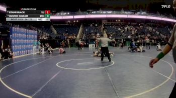 3A 175 lbs Cons. Round 1 - Ethan Black, First Flight High School vs Hunter Ingram, West Rowan High School