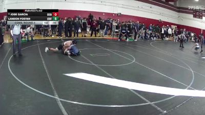 144 lbs Cons. Round 3 - Jose Garcia, Desert Oasis vs Landon Foster, Centennial