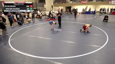 14U - 96 lbs Cons. Round 3 - Luca Mariotti, MN Elite Wrestling Club vs Dylan Dohmen, Simley Wrestling Club