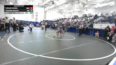 110 lbs 7th Place Match - Leilani Harris, Beckman vs Jaslene Higuita, Rowland