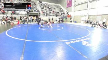 U17 Women - 43 lbs Champ. Round 1 - Lindsey Lau, HI vs Chaya Palomo, OR