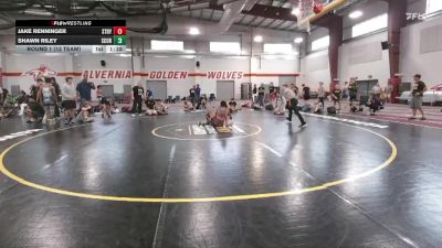 155 lbs Round 1 (12 Team) - Jake Renninger, Steller Trained Bly vs Shawn Riley, Scorpions