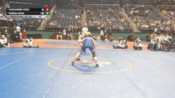 3A 132 lbs 1st Place Match - Omega Edge, Trinity High School vs Alexander Cecil, Madison High School