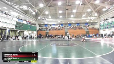 106 lbs Cons. Round 3 - Allen Morales, Dana Hills vs Maximus Yepis, Bonita Vista