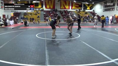 190 lbs Round 2 - Zoe Brodin, Beat The Street San Pedro vs Mia-Darlyn Garcia, Lennox BTS