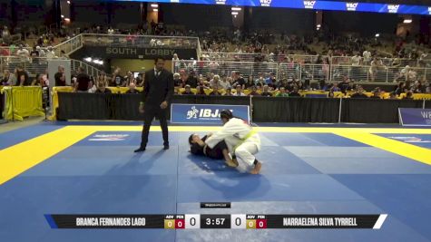 NarraElena Silva Tyrrell vs Branca Fernandes Lago 2025 Pan Kids Jiu-Jitsu IBJJF Championship