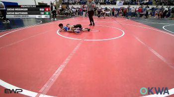 46 lbs Consolation - Lucas Weisinger, Wyandotte Youth Wrestling vs Lucas Matthews, Tiger Trained Wrestling