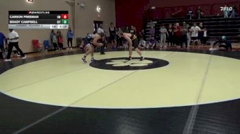 157 lbs Champ. Round 3 - Carson Freeman, Montevallo vs Brady Campbell, The Citadel