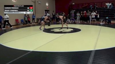 157 lbs Champ. Round 3 - Carson Freeman, Montevallo vs Brady Campbell, The Citadel