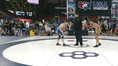 120 lbs Cons. Rd Of 64 - Alekzander Espinoza, California vs Lane Gowl, Maryland