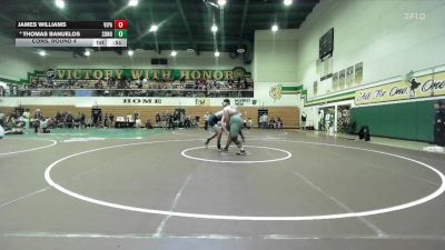 285 lbs Cons. Round 4 - Thomas Banuelos, Sonora vs James Williams, Villa Park