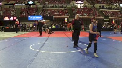 69 lbs Cons. Round 2 - Avante` Sisneros, Riverton USA Wrestling vs Meela Hawley, Billings Wrestling Club