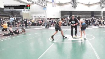 131 lbs Rr Rnd 7 - Christopher Weiner, Team Tugman - ESC vs Mason Ward, Clearview - ESC