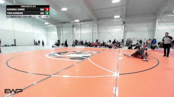 235 lbs Rr Rnd 2 - Karissa Jones, Perry Girls Wrestling Club vs Tori Dobbins, Skiatook Girls High School