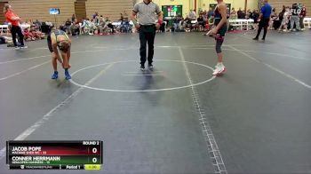 96 lbs Round 2 (6 Team) - Jacob Pope, Machine Shed WC vs Conner Herrmann, Henlopen Hammers