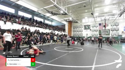 106 lbs Champ. Round 2 - Antonio Camarena, Villa Park vs Ezekiel Gonzalez, Highland