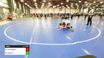 100 lbs Consi Of 16 #1 - Duncan Harrington, VT vs Waylan Collins, NC