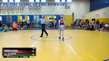 106 lbs Quarterfinals (8 Team) - Eli Jolicoeur, Suwannee vs Andrew Rhode, Episcopal Of Jacksonville