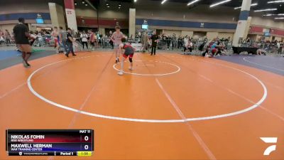 138 lbs Cons. Round 3 - Nikolas Fomin, Rise Wrestling vs Maxwell Herman, WAR Training Center