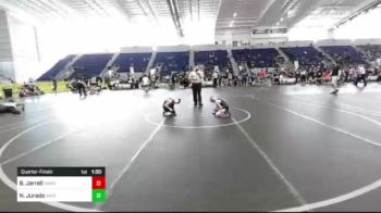 61 lbs Quarterfinal - Brody Jarrell, Granite WC vs Noah Jurado, Safford WC