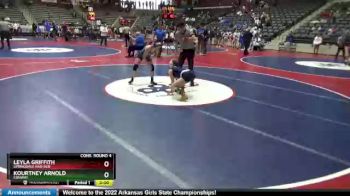 108 lbs Cons. Round 4 - Kourtney Arnold, Conway vs Leyla Griffith, Springdale Har-Ber