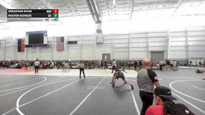 116 lbs Final - Sebastian Kiyan, Mantanona TC vs Paxton Schulte, Siu Wrestling