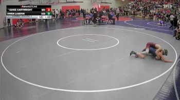 106 lbs Champ. Round 2 - Gaige Cartwright, White River vs Owen Landon, Bend