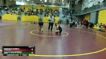 135 lbs Champ. Round 1 - Kaidynce Daniels, Warrenton vs Bianca Ballesteros, Aloha