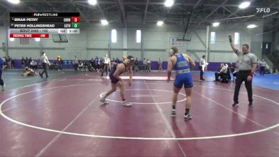 165 lbs Cons. Round 4 - Peter Hollingshead, Luther vs Brian Petry, Cornell College