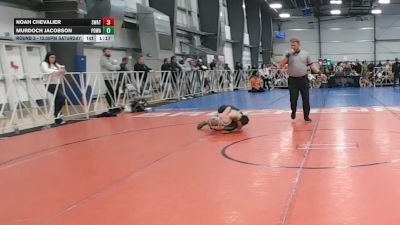 92 lbs Round 3 - 12:30pm Saturday - Murdoch Jacobson, POWA vs Noah Chevalier, Michigan S.W.A.T