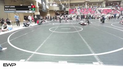 105 lbs Round 3 (4 Team) - Riley Lewis, Midwest Misfitz vs Elin Basgall, East Kansas Eagles