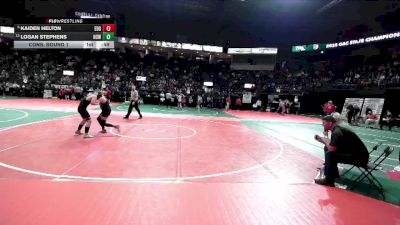 140 lbs Cons. Round 1 - Kaiden Helton, EDGA vs Logan Stephens, HCW3