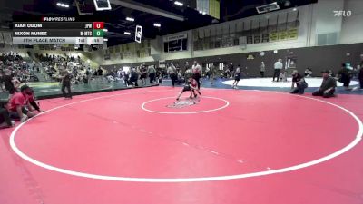 56 lbs 5th Place Match - Nixon Nunez, MTC - MANTANONA TRAINING CENTE vs Kian Odom, Jr Panther Wrestling