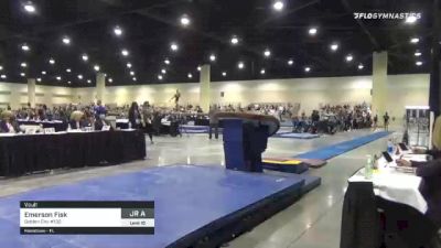 Emerson Fisk - Vault, Golden City #132 - 2021 USA Gymnastics Development Program National Championships