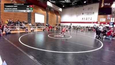 110 lbs Champ. Round 1 - Shaelyn Larkin, Evanston vs Candace Cary, Big Piney