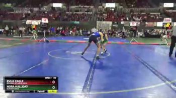 Champ. Round 2 - Evija Cagle, Billings Skyview Girls vs Nora Halliday, Glacier Girls