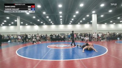 215 lbs Cons. Rd Of 16 - Gavin Lopez, Raleigh Area Wrestling (RAW) Club vs Carson Vaillant, Troup Wrestling